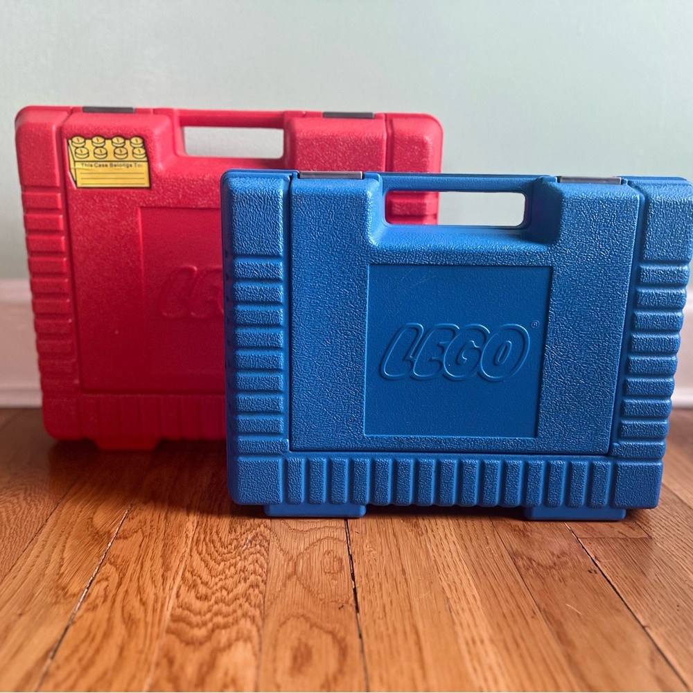 Lego storage containers from the 1980s
